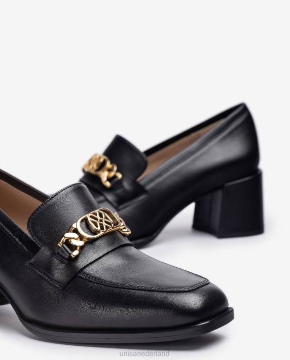 Unisa 02B01302 loafer met vierkante neus en bies vrouwen bevallig