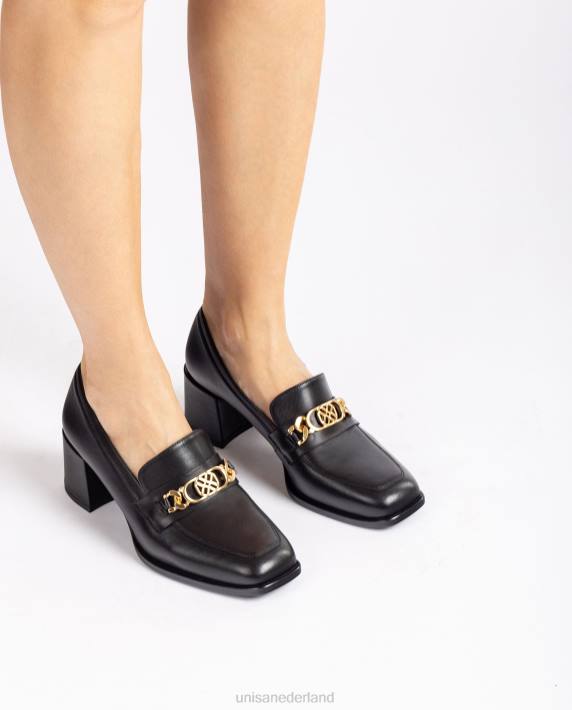 Unisa 02B01302 loafer met vierkante neus en bies vrouwen bevallig