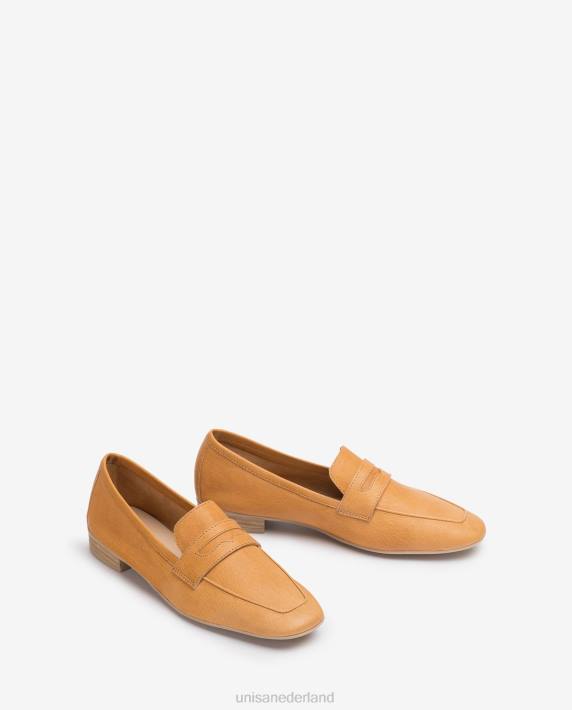 Unisa 02B0598 leren instappers vrouwen bruin