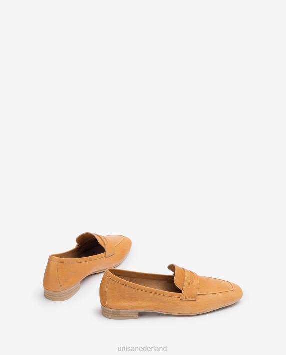 Unisa 02B0598 leren instappers vrouwen bruin