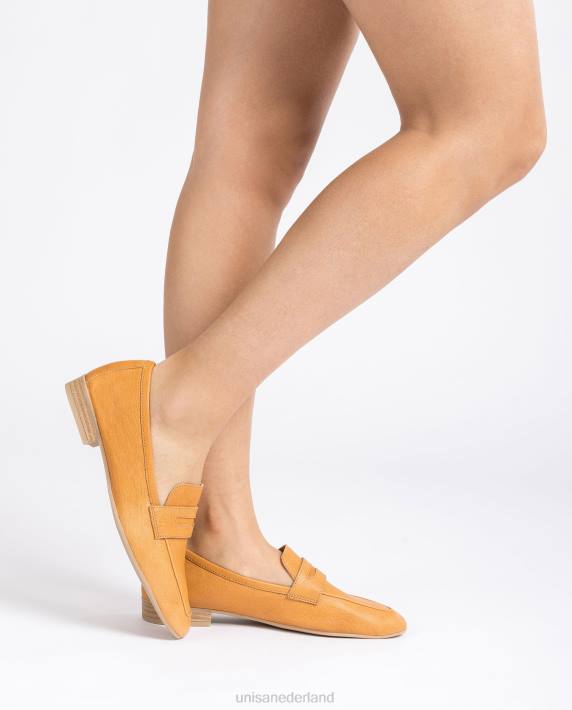 Unisa 02B0598 leren instappers vrouwen bruin