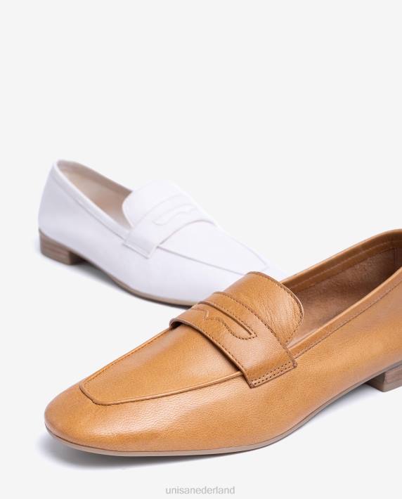 Unisa 02B0598 leren instappers vrouwen bruin