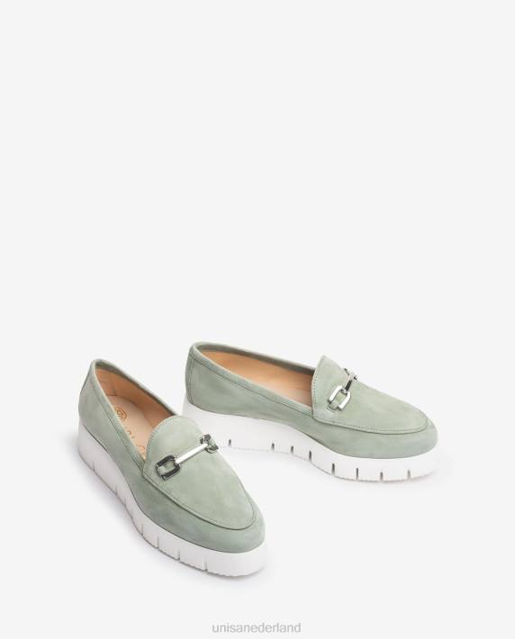 Unisa 02B0600 platform instapper vrouwen groente