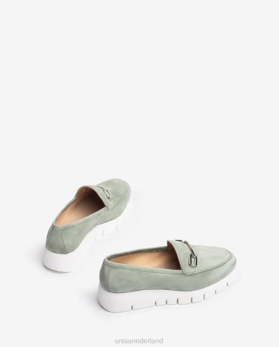 Unisa 02B0600 platform instapper vrouwen groente