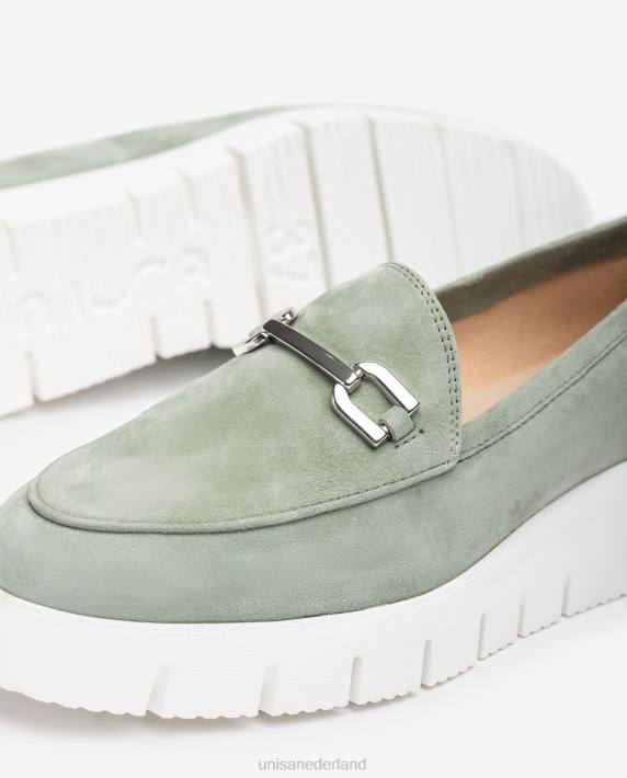 Unisa 02B0600 platform instapper vrouwen groente