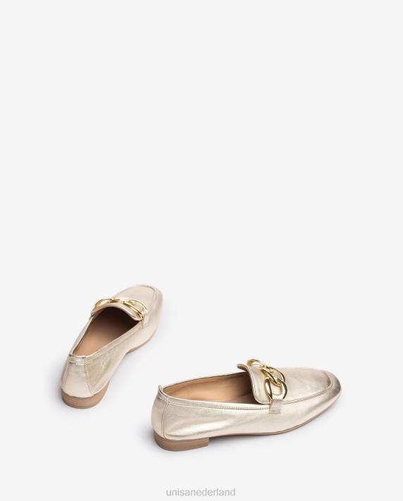 Unisa 02B0601 loafer met een ketting vrouwen mode