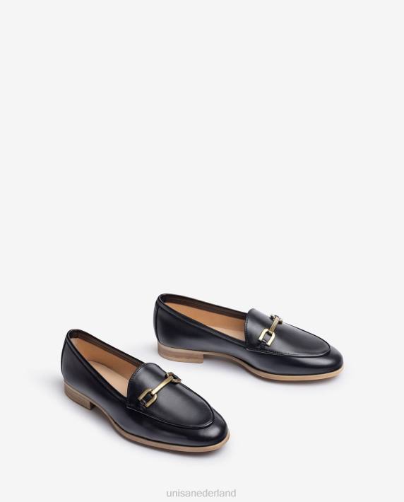 Unisa 02B0603 loafer met bies vrouwen bevallig