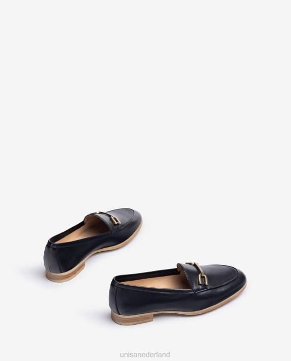 Unisa 02B0603 loafer met bies vrouwen bevallig