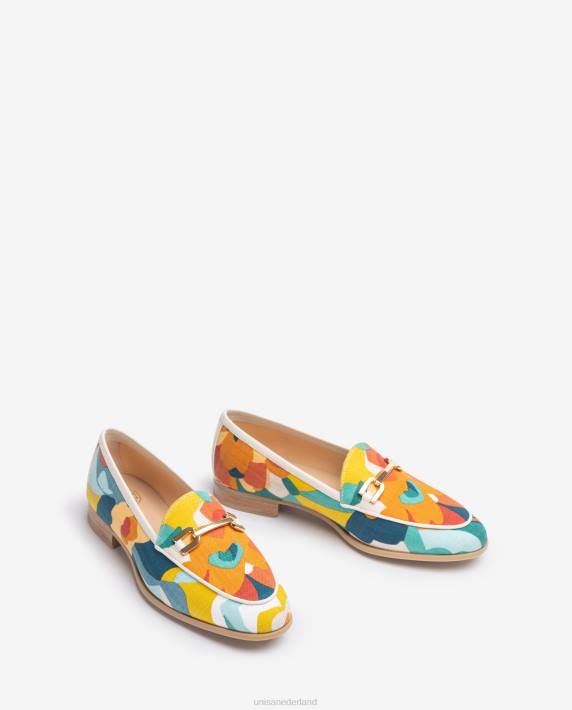 Unisa 02B0605 loafer met bies vrouwen mode