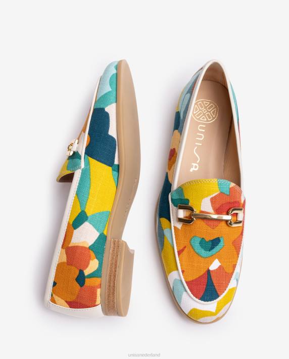 Unisa 02B0605 loafer met bies vrouwen mode