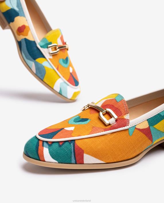 Unisa 02B0605 loafer met bies vrouwen mode