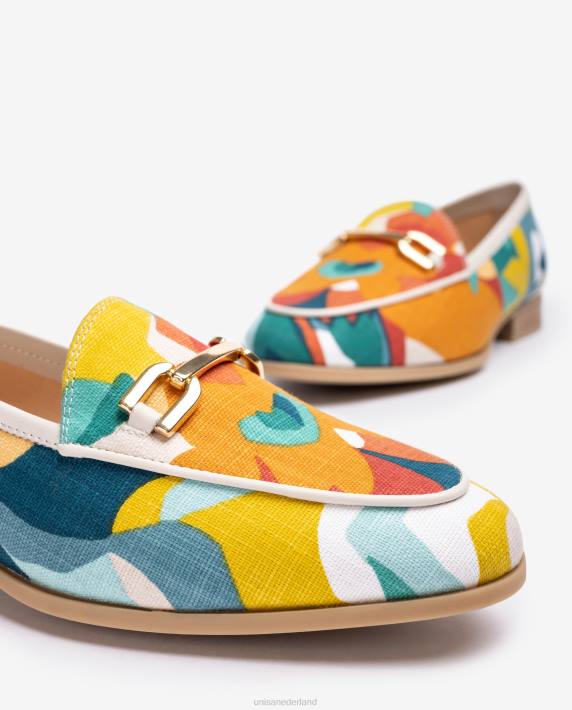 Unisa 02B0605 loafer met bies vrouwen mode