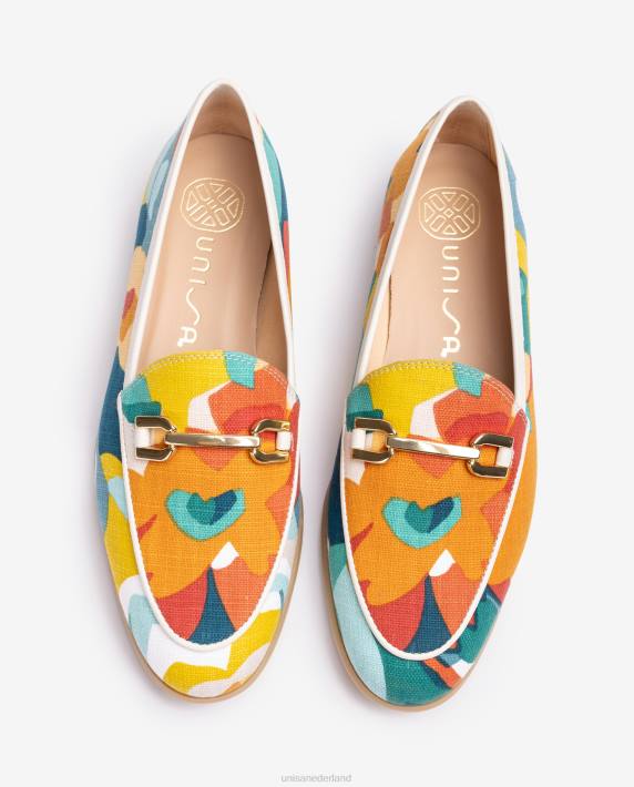 Unisa 02B0605 loafer met bies vrouwen mode