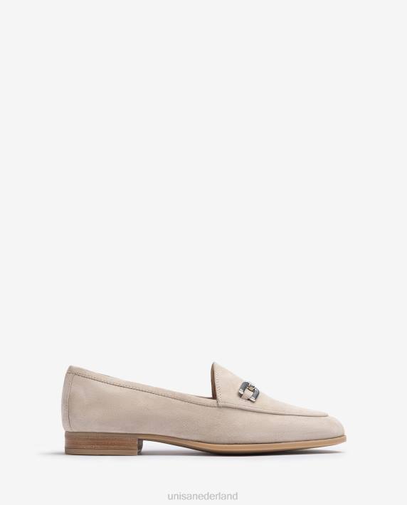 Unisa 02B0606 loafer met bies vrouwen beige