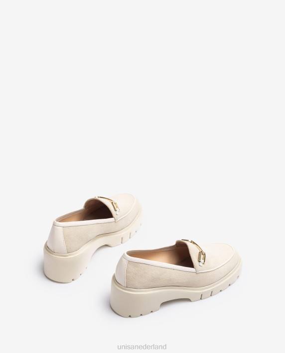 Unisa 02B0613 ecolino-instappers vrouwen wit