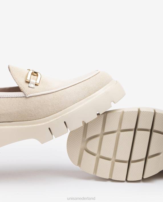 Unisa 02B0613 ecolino-instappers vrouwen wit