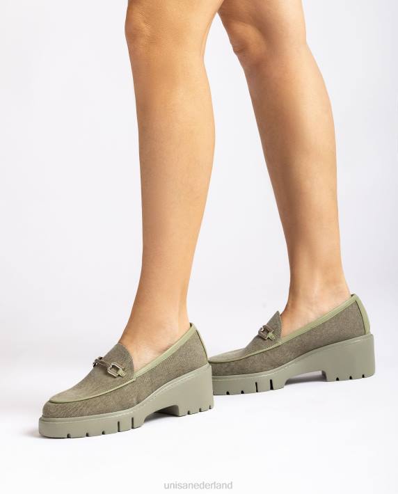 Unisa 02B0614 ecolino-instappers vrouwen groente