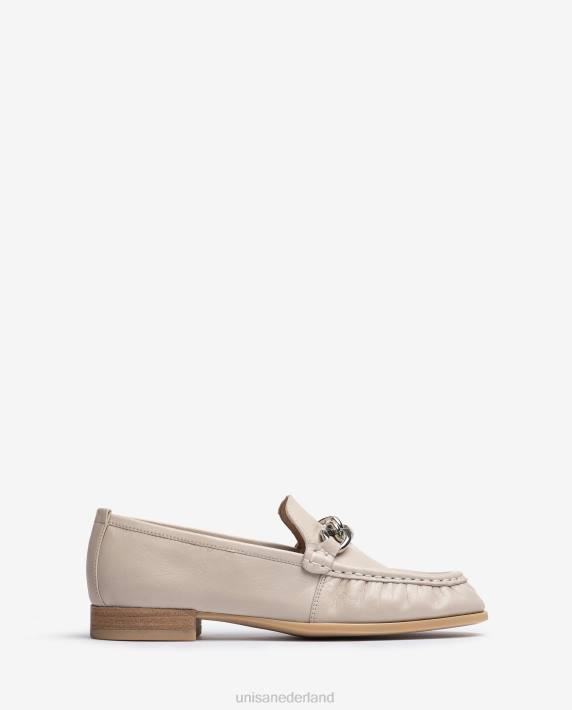Unisa 02B0623 loafer met een ketting vrouwen beige