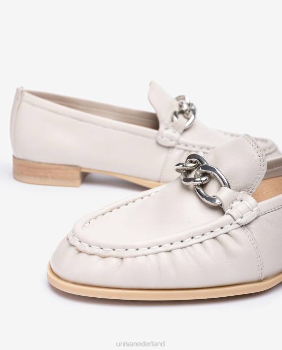 Unisa 02B0623 loafer met een ketting vrouwen beige