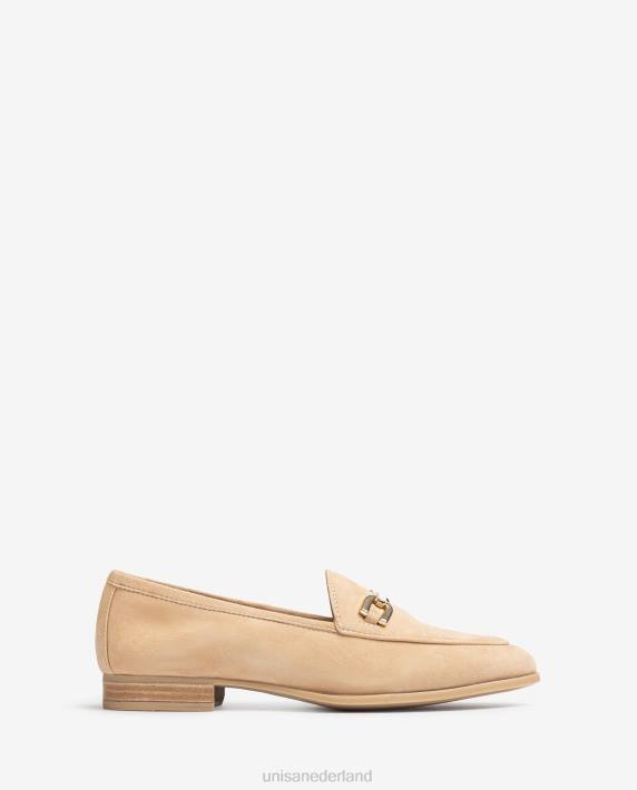 Unisa 02B0625 loafer met bies vrouwen beige