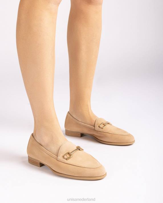 Unisa 02B0625 loafer met bies vrouwen beige