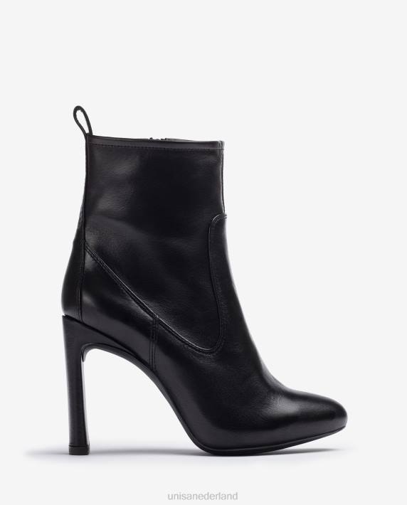 Unisa 02B01000 leren enkellaarzen met hak en binnenplateau kinderen mode