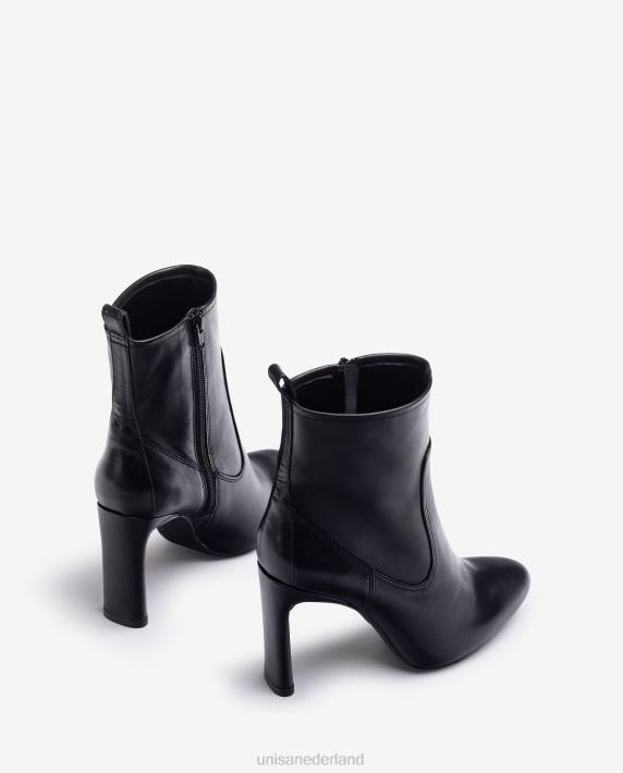 Unisa 02B01000 leren enkellaarzen met hak en binnenplateau kinderen mode