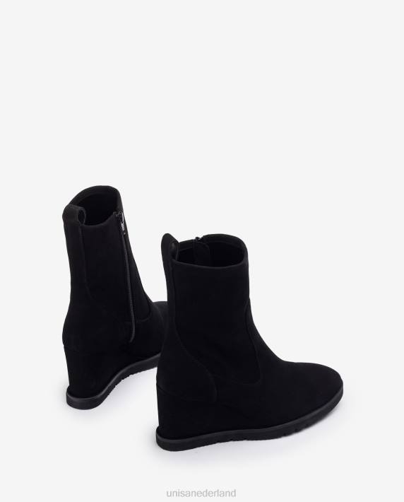 Unisa 02B01001 hoge been laars vrouwen zwart