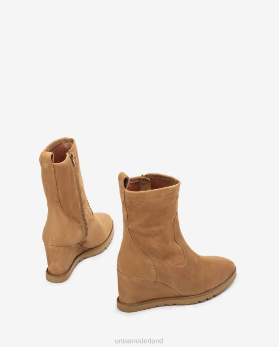 Unisa 02B01002 hoge been laars vrouwen bruin