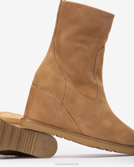 Unisa 02B01002 hoge been laars vrouwen bruin