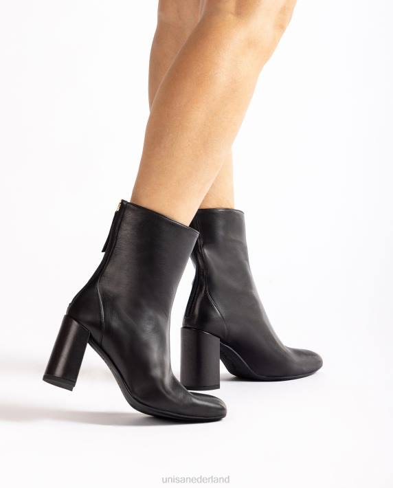 Unisa 02B01006 Enkellaars met vierkante neus en een naad in het midden vrouwen mode