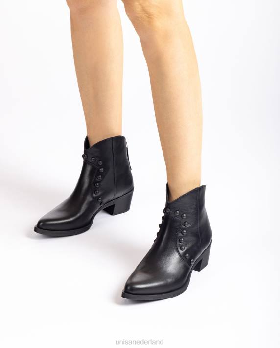 Unisa 02B01015 Enkellaarsje in cowboystijl met studs vrouwen mode