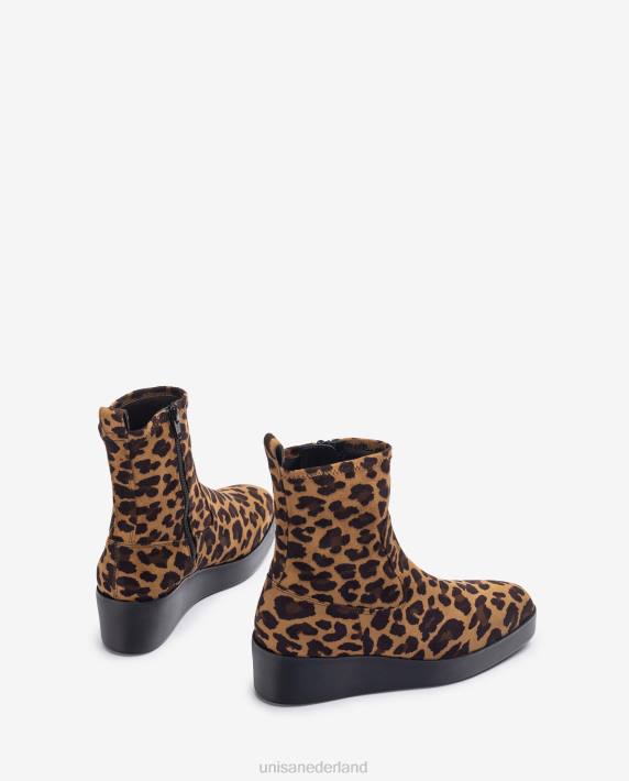 Unisa 02B01019 superlicht enkellaarsje met een elastische kwart bovenlijn vrouwen mode