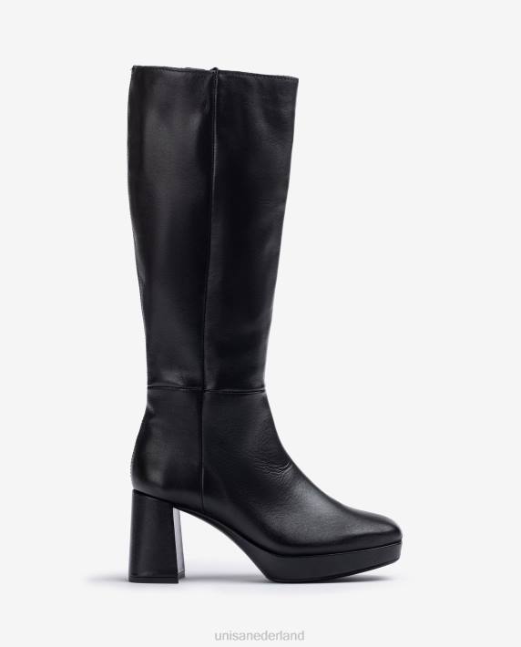 Unisa 02B01025 laars met hak en plateauzool vrouwen mode