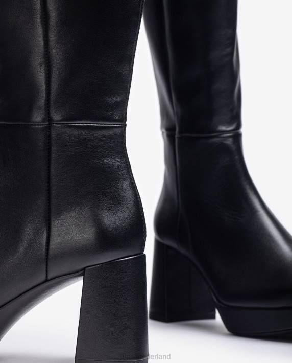 Unisa 02B01025 laars met hak en plateauzool vrouwen mode