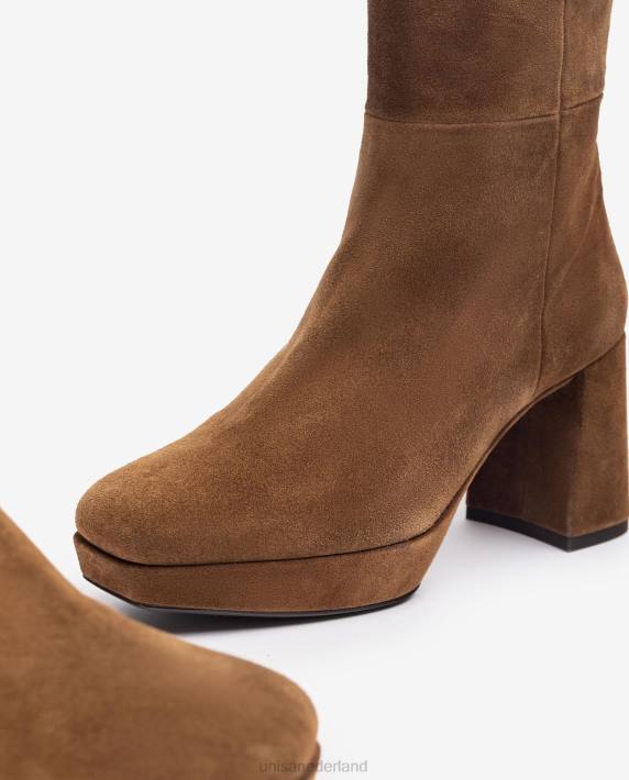 Unisa 02B01026 laars met hak en plateauzool vrouwen mode