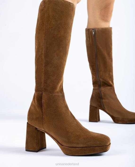 Unisa 02B01026 laars met hak en plateauzool vrouwen mode