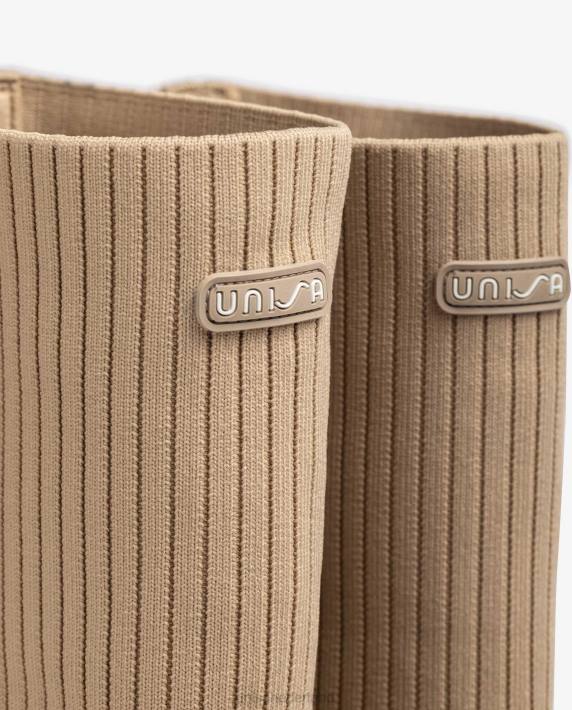 Unisa 02B01029 superzachte regenlaarzen vrouwen bruin