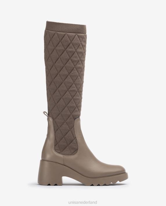 Unisa 02B01033 laars met gerecyclede stretchstof vrouwen mode