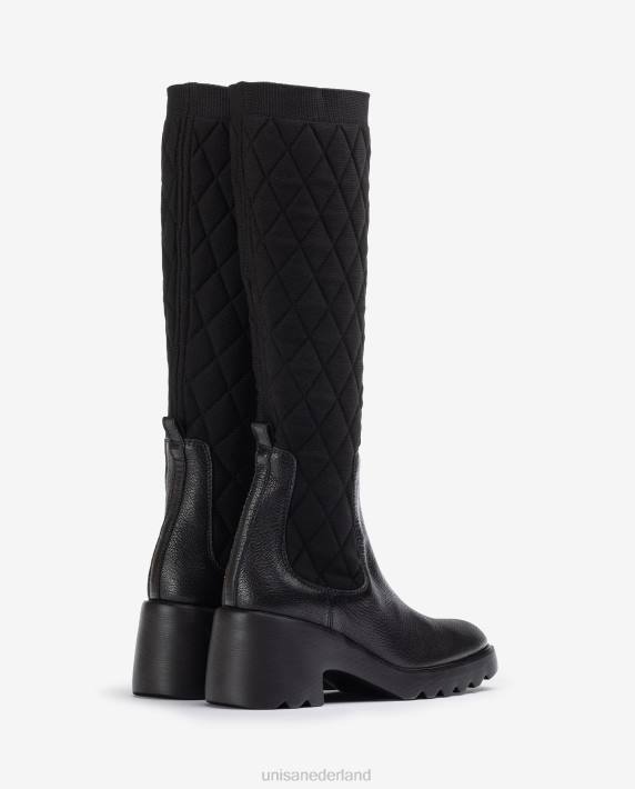 Unisa 02B01034 laars met gerecyclede stretchstof vrouwen bevallig