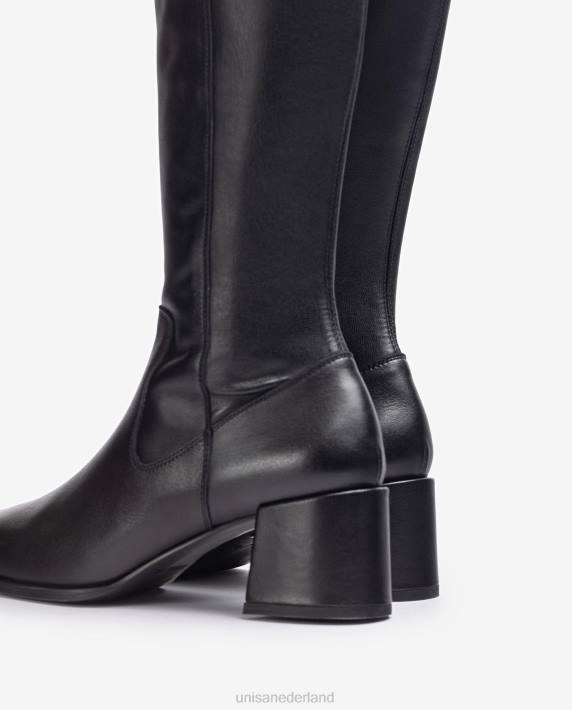 Unisa 02B01041 dijlaars met vierkante neus vrouwen mode