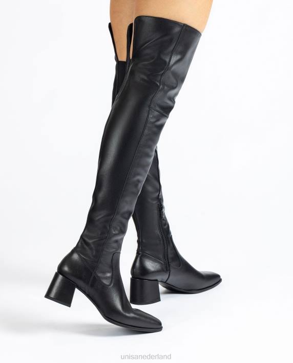 Unisa 02B01041 dijlaars met vierkante neus vrouwen mode