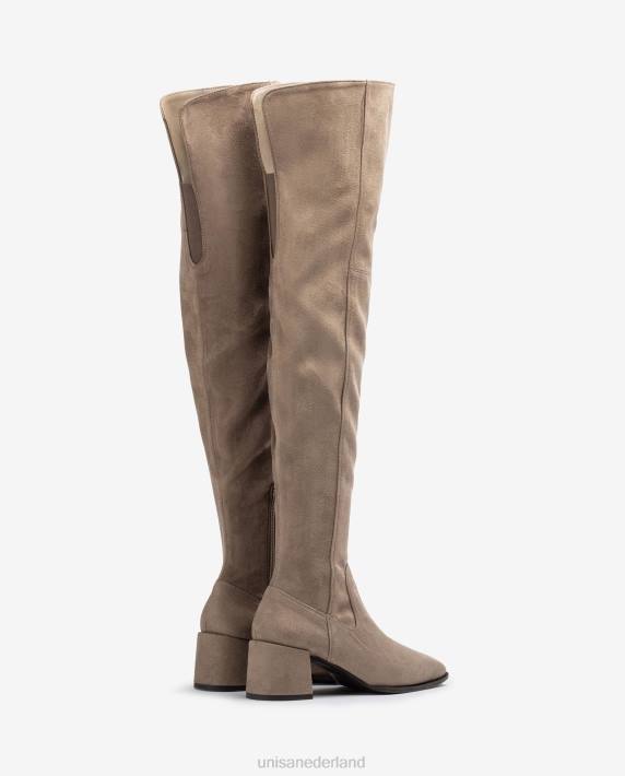 Unisa 02B01042 dijlaars met vierkante neus vrouwen mode