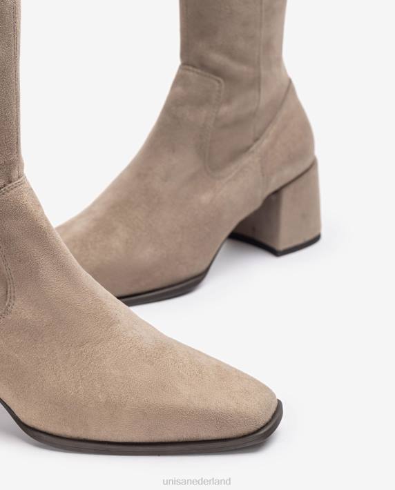 Unisa 02B01042 dijlaars met vierkante neus vrouwen mode