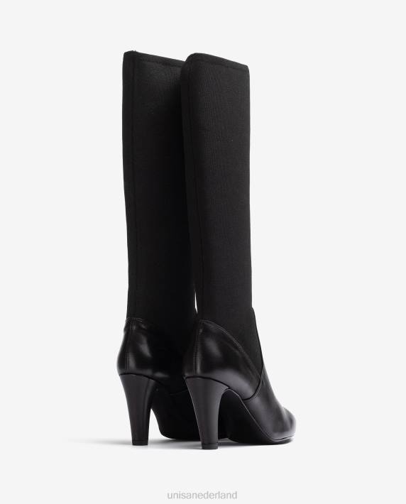 Unisa 02B01043 laars met bovenlijn van gerecycleerde stretchstof vrouwen mode