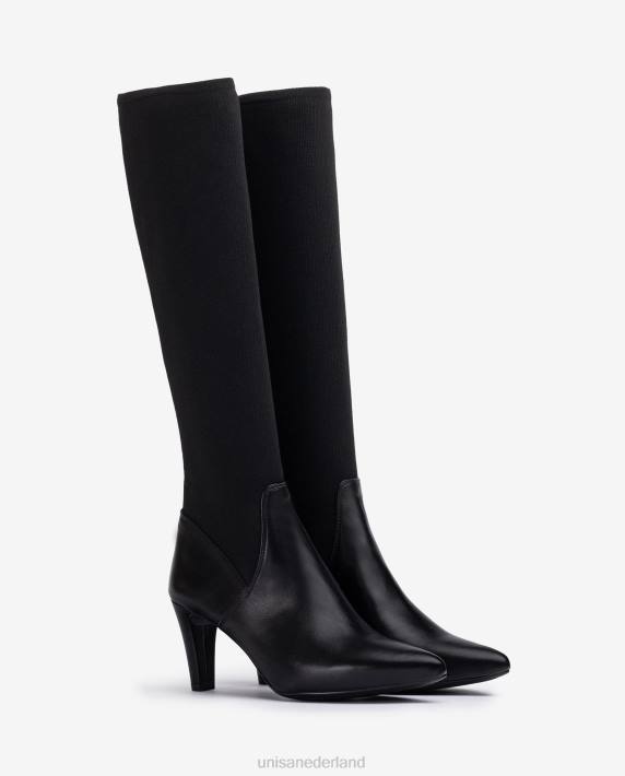 Unisa 02B01044 laars van leer en elastiek vrouwen mode