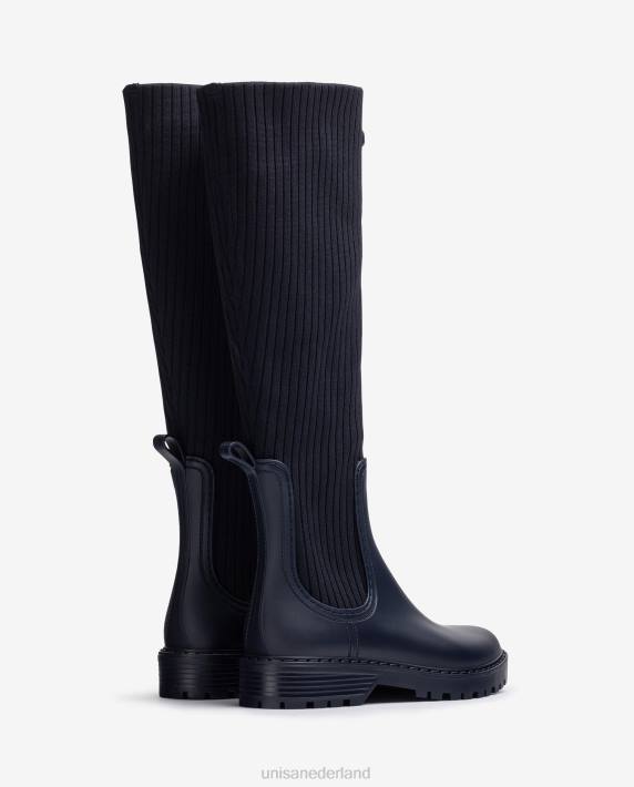 Unisa 02B01047 superzachte regenlaarzen vrouwen blauw