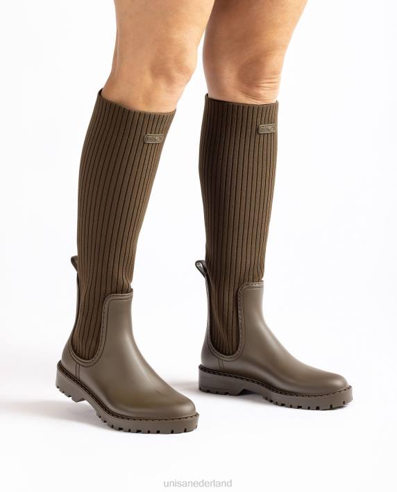 Unisa 02B01048 superzachte regenlaarzen vrouwen groente