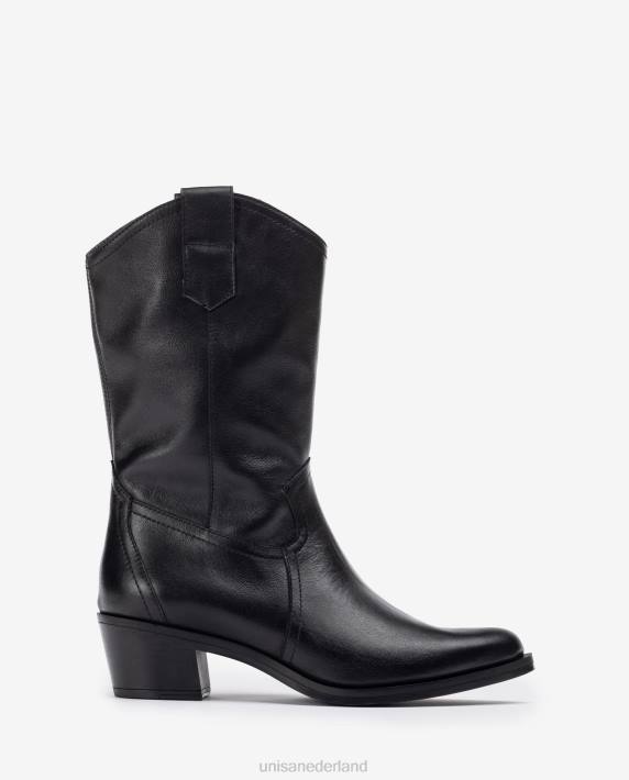 Unisa 02B01053 leren laars in cowboystijl vrouwen mode