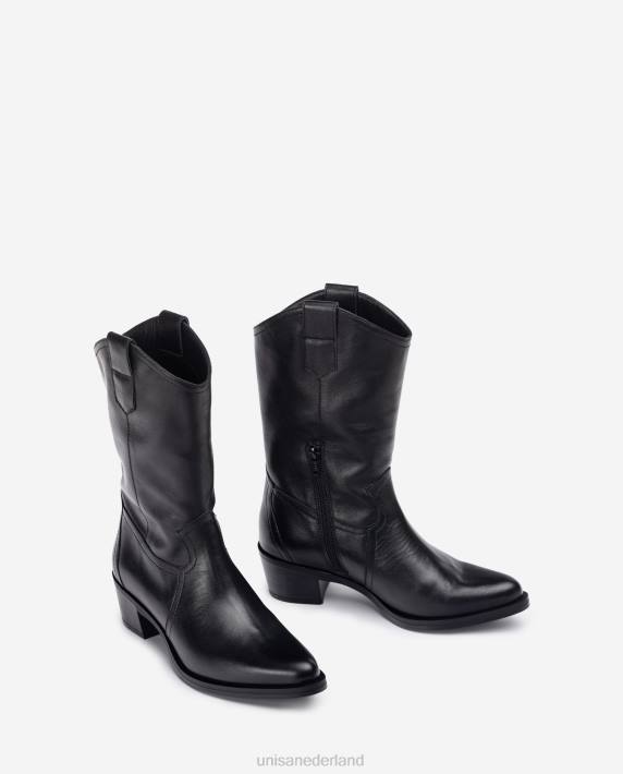 Unisa 02B01053 leren laars in cowboystijl vrouwen mode